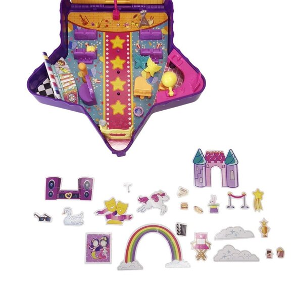 Polly Pocket Starring Shani Talent Show Compact 2021 Lights Up - Picture 1 of 10